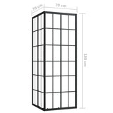 vidaXL Shower Cabin 70x70x180 cm ESG