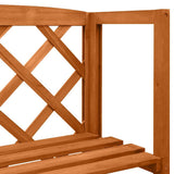 vidaXL Latwerk met schappen 55x30x140 cm massief vurenhout