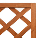 vidaXL Latwerkplantenbak hoekmodel 40x40x150 cm massief vurenhout