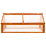vidaXL Broeikas 114x80x50 cm vurenhout bruin