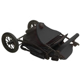 vidaXL Stroller steel light grey
