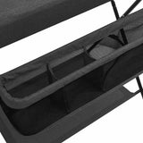 vidaXL Changing Table Iron Light Grey