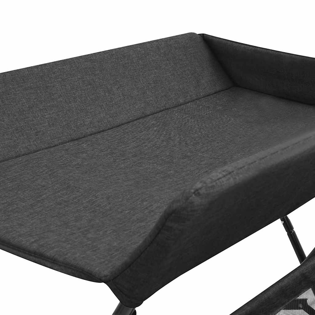 vidaXL Changing Table Iron Light Grey