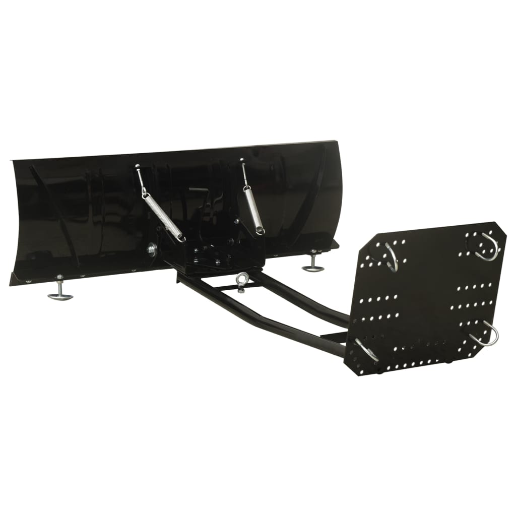 vidaXL ATV Snow Plough 115x38 cm Black