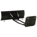 vidaXL ATV Snow Plough 115x38 cm Black