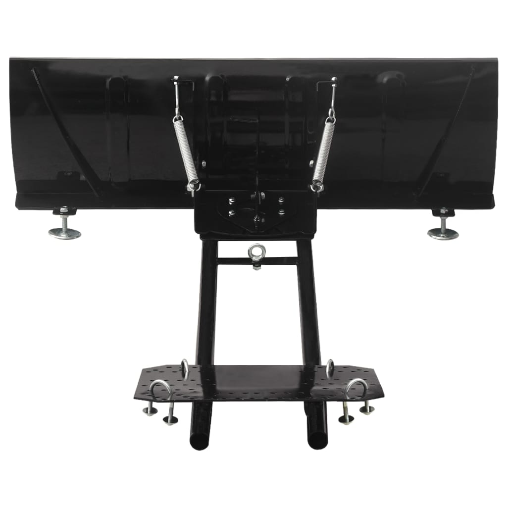 vidaXL ATV Snow Plough 115x38 cm Black