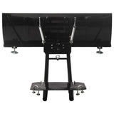 vidaXL ATV Snow Plough 115x38 cm Black