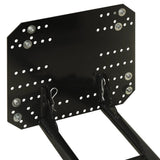 vidaXL ATV Snow Plough 115x38 cm Black