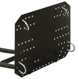 vidaXL ATV Snow Plough 115x38 cm Black