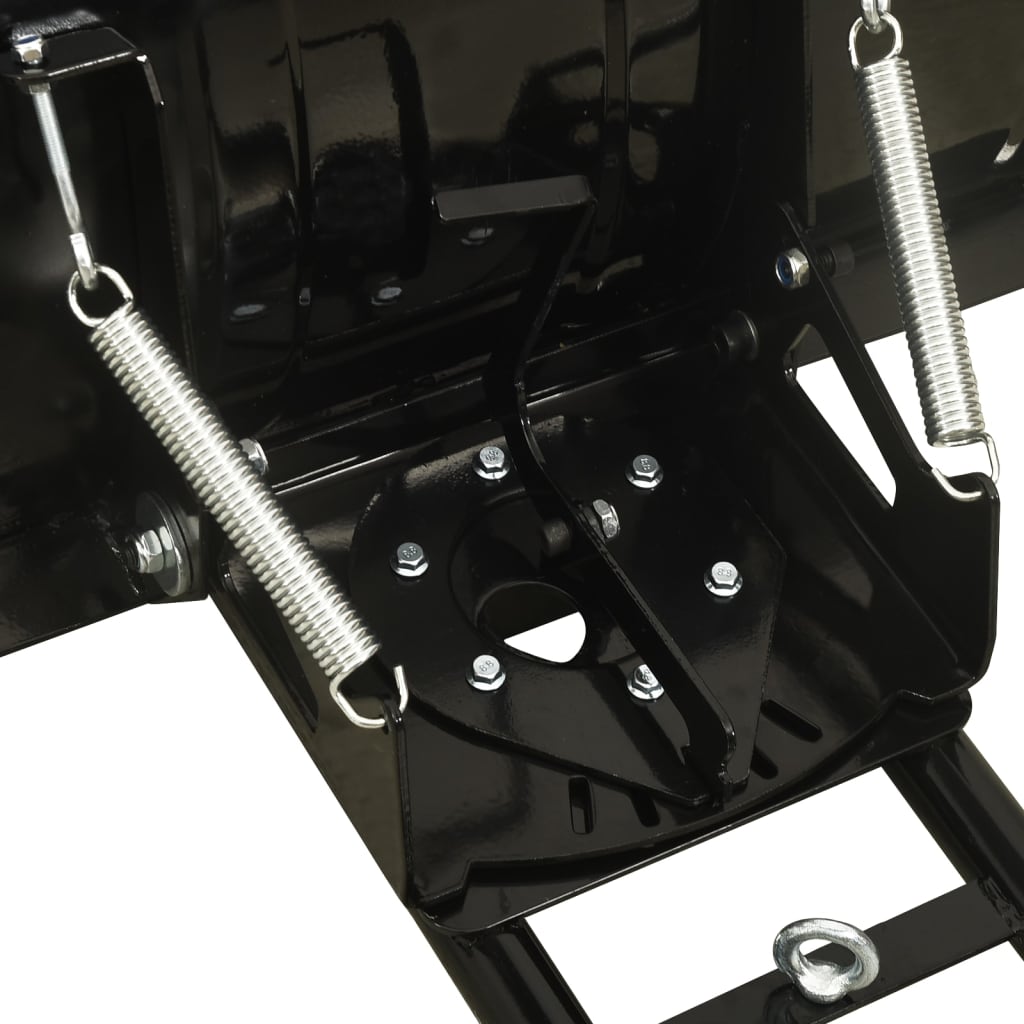 vidaXL ATV Snow Plough 115x38 cm Black