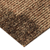 vidaXL Carpet Tiles 20 pcs Brown 50 x 50 cm PP
