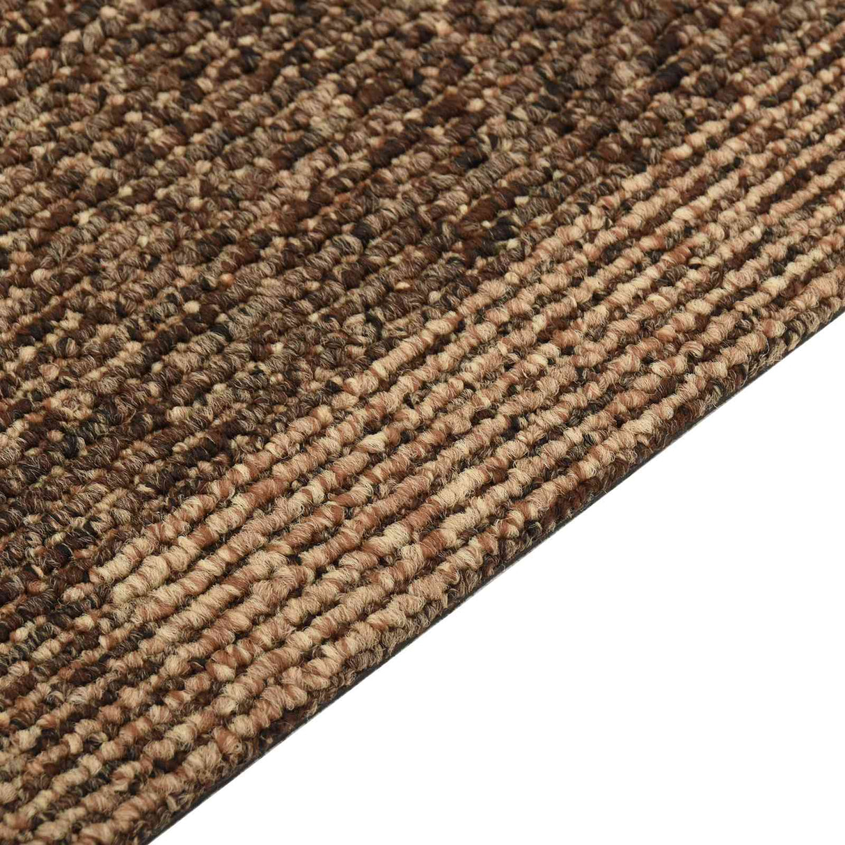 vidaXL Carpet Tiles 20 pcs Brown 50 x 50 cm PP