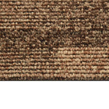 vidaXL Carpet Tiles 20 pcs Brown 50 x 50 cm PP