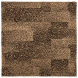 vidaXL Carpet Tiles 20 pcs Brown 50 x 50 cm PP