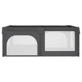 vidaXL Baby Wardrobe with 2 Doors Oxford Fabric Light Grey