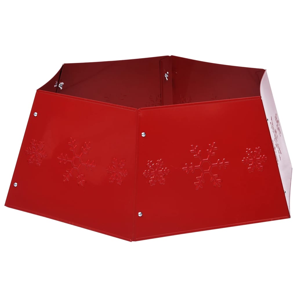 vidaXL Kerstboomrok Ø68x25 cm rouge