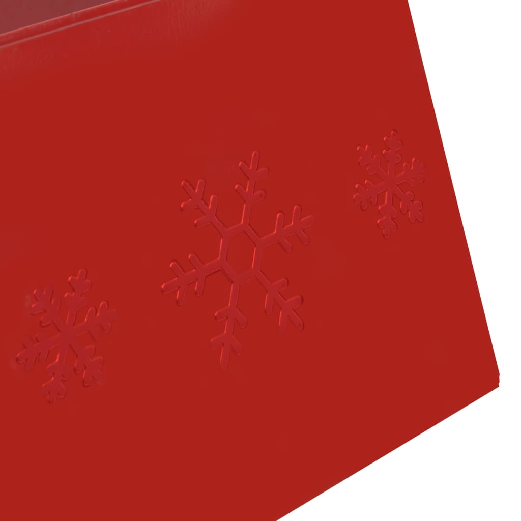 vidaXL Kerstboomrok Ø68x25 cm rouge
