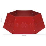 vidaXL Kerstboomrok Ø68x25 cm rouge