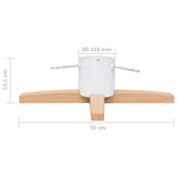 vidaXL Pied de flèche standard 55x55x15,5 cm