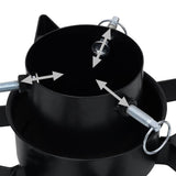 vidaXL Christmas Tree Stand 47x47x13.5 cm black