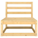 vidaXL 2-seater Garden Bench Solid Pinewood