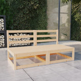 vidaXL 2-seater Garden Bench Solid Pinewood