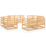 vidaXL 8-Piece Lounge Set Solid Pine Wood