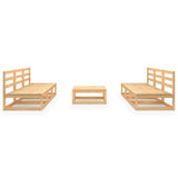 vidaXL 7-Piece Lounge Set Solid Pine Wood