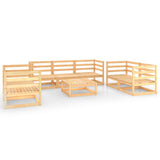 vidaXL 8-Piece Lounge Set Solid Pine Wood