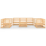 vidaXL 8-Piece Lounge Set Solid Pine Wood