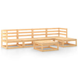 vidaXL 6-Piece Lounge Set Solid Pine Wood