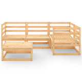 vidaXL 5-Piece Lounge Set Solid Pine Wood