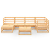 vidaXL 7-Piece Lounge Set Solid Pine Wood