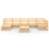 vidaXL 8-Piece Lounge Set Solid Pine Wood
