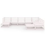 vidaXL 9-delige Loungeset massief grenenhout