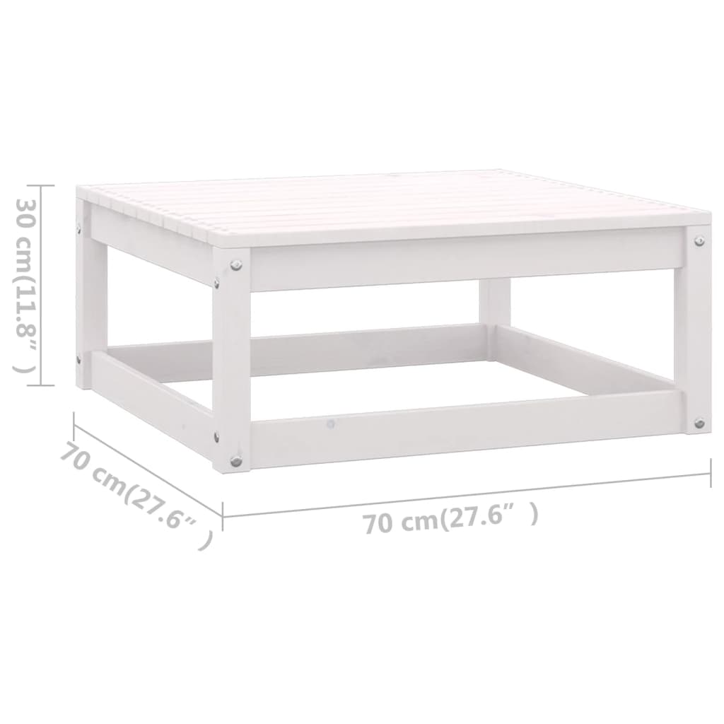 vidaXL 9-delige Loungeset massief grenenhout
