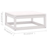 vidaXL 9-delige Loungeset massief grenenhout