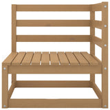 vidaXL 7-Piece Lounge Set Solid Pinewood Honey Brown