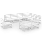vidaXL 9-piece Lounge Set Solid Pine Wood