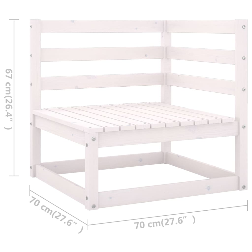vidaXL 9-piece Lounge Set Solid Pine Wood