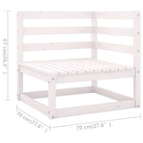 vidaXL 9-piece Lounge Set Solid Pine Wood