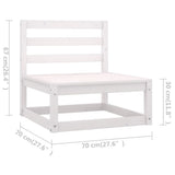 vidaXL 9-piece Lounge Set Solid Pine Wood