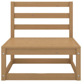 vidaXL 10-Piece Lounge Set Solid Pine Honey Brown