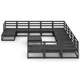 vidaXL 13-piece Lounge Set Solid Pine Wood