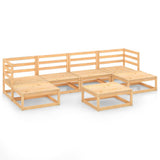 vidaXL 7-Piece Lounge Set Solid Pine Wood