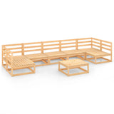 vidaXL 8-Piece Lounge Set Solid Pine Wood