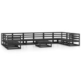 vidaXL 11-Piece Solid Pinewood Lounge Set