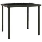 vidaXL 3-Piece Garden Dining Set Steel