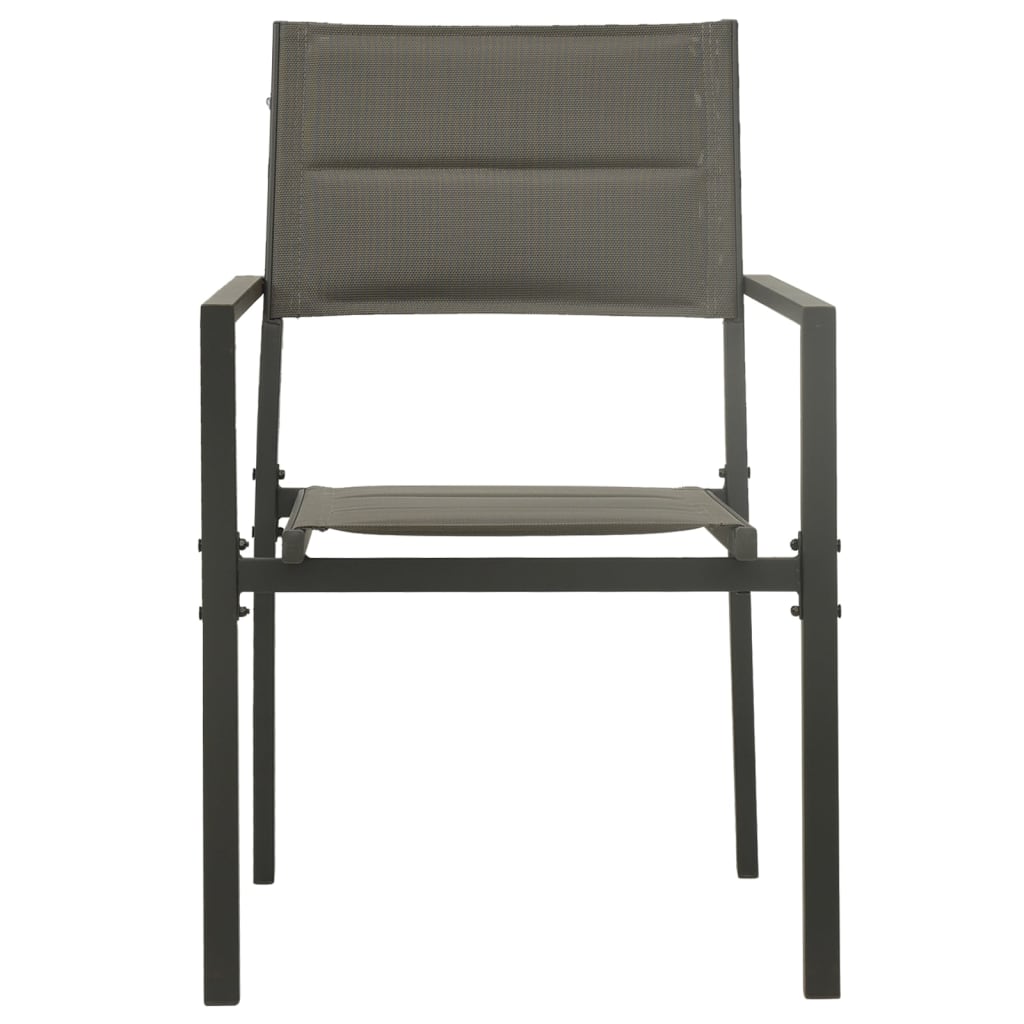vidaXL 3-Piece Garden Dining Set Steel
