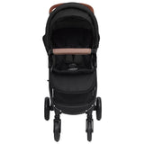 vidaXL 2-in-1 Steel Stroller Light Grey